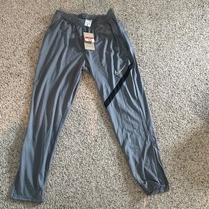 Nike Gray Athletic Pants with Black Accent